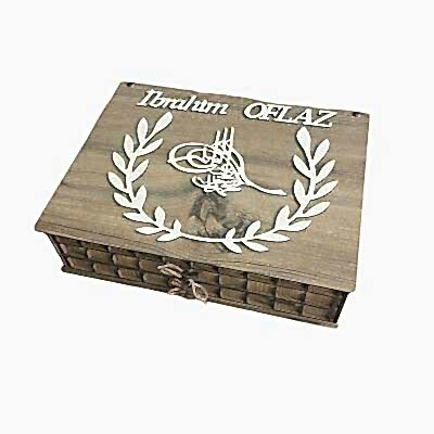 Kişiye Özel Çekmeceli Tesbih Kolleksiyon Kutusu