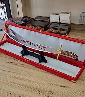 Dekoratif 70 cm Çelik Yapım Zülfikar Kılıcı