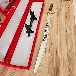 Dekoratif 70 cm Çelik Yapım Fatih Kılıcı - Thumbnail